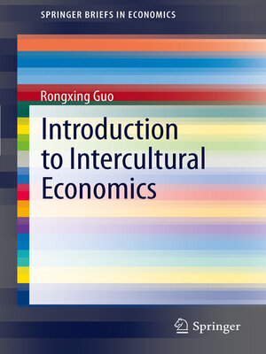 cover image of Introduction to Intercultural Economics